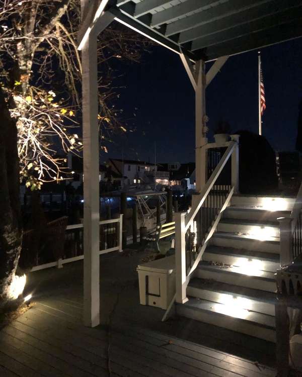 Deck & Step Riser Lighting project by Illuminate Low Voltage Lighting, New Jersey