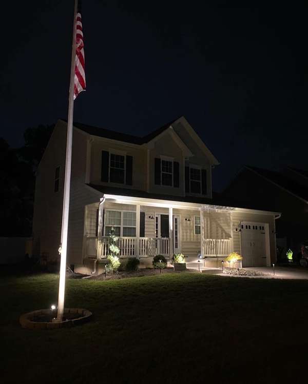 Facade Lighting project by Illuminate Low Voltage Lighting, New Jersey