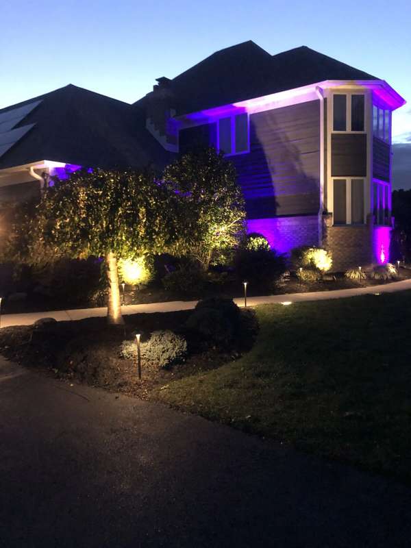 Facade Lighting project by Illuminate Low Voltage Lighting, New Jersey