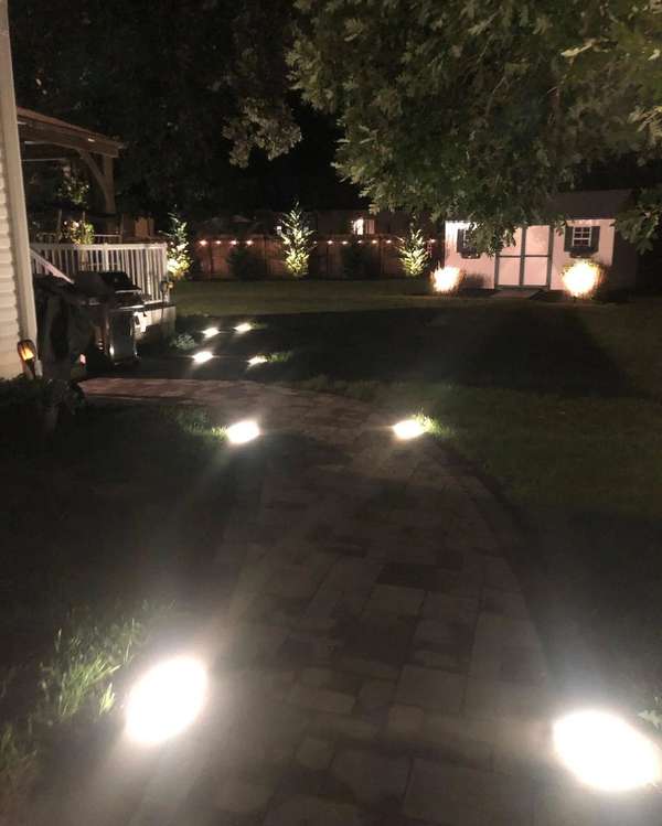 Hardscape Lighting project by Illuminate Low Voltage Lighting, New Jersey